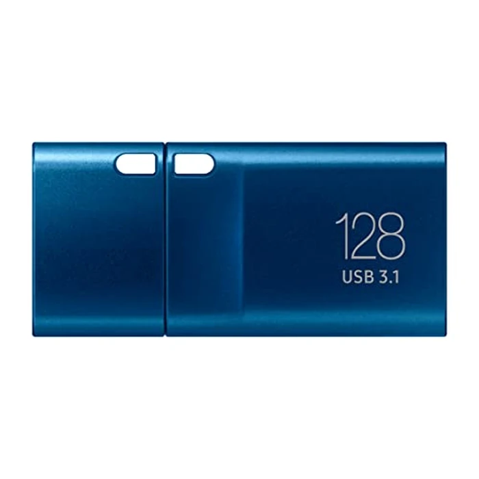Samsung Type-C USB Flash Drive, 128GB, Transfers 4GB Files in 11 Secs w/Up to 400MB/s USB 3.2 Gen 1 Read Speeds, Compatible w/USB 3.0/2.0, Waterproof, 2022, Blue, MUF-128DA/AM by Samsung - Image 2
