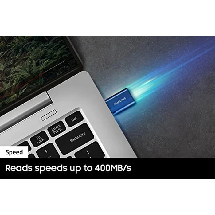 Samsung Type-C USB Flash Drive, 128GB, Transfers 4GB Files in 11 Secs w/Up to 400MB/s USB 3.2 Gen 1 Read Speeds, Compatible w/USB 3.0/2.0, Waterproof, 2022, Blue, MUF-128DA/AM by Samsung - Image 4