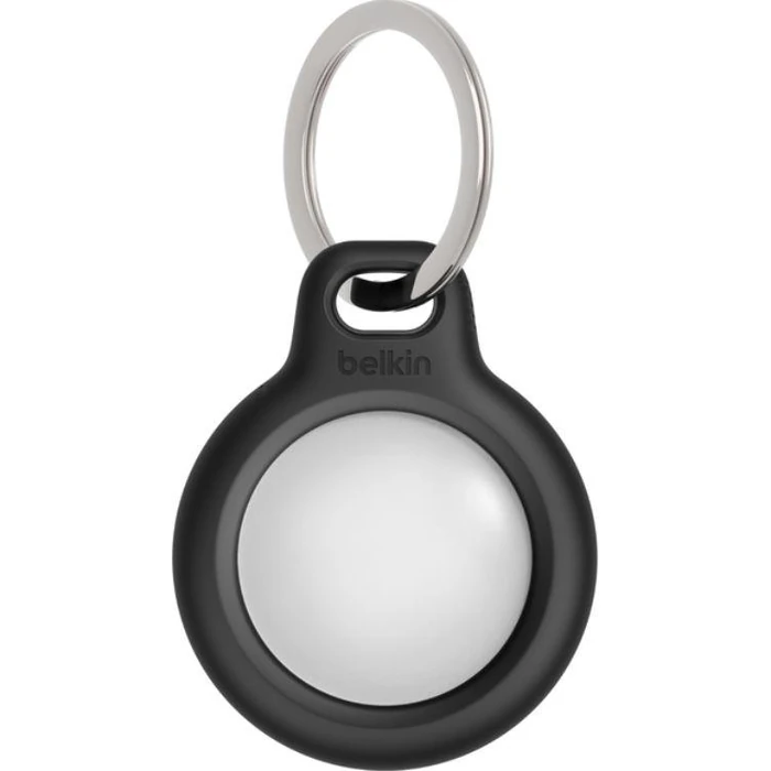Belkin Secure Holder with Key Ring for Apple Airtag - Black by Belkin - Refurbished - Excellent condition