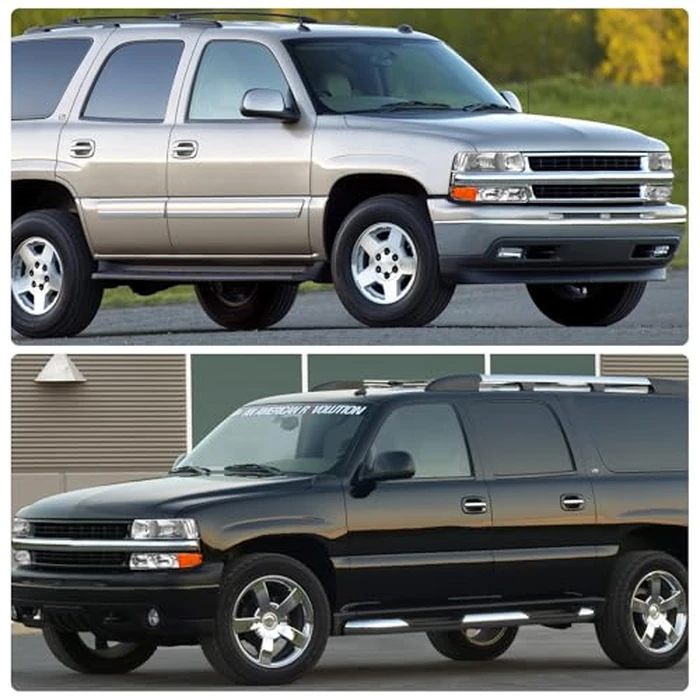 ADCARLIGHTS Headlight Assembly for 1999 2000 2001 2002 Chevy Silverado 1500 2500/1500HD 2500HD 3500/2000-2006 Tahoe/Suburban Chrome Housing Amber Reflector Pair（W/O Bulbs） by ADCARLIGHTS - Image 9