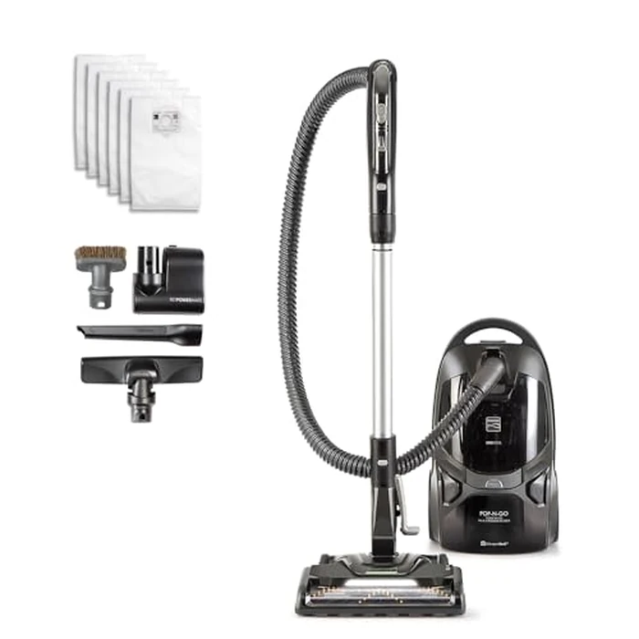 Kenmore BC4039 600 Series Pet Friendly Bagged Canister Vacuum with POP-N-GO, Pet PowerMate, Hair Eliminator Brushroll, HEPA Filter, Performance Indicator, Extended Reach and Auto Cord Rewind by Kenmore - Used - Very Good condition