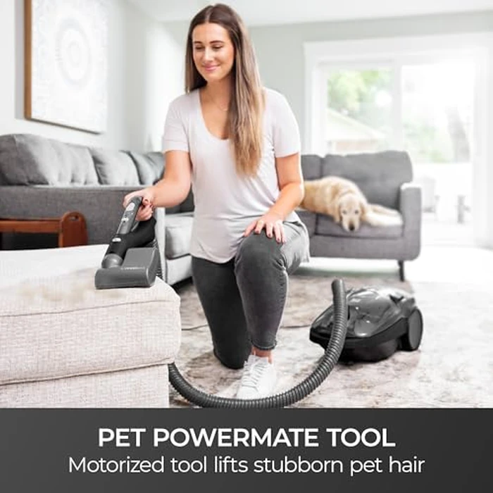 Kenmore BC4039 600 Series Pet Friendly Bagged Canister Vacuum with POP-N-GO, Pet PowerMate, Hair Eliminator Brushroll, HEPA Filter, Performance Indicator, Extended Reach and Auto Cord Rewind by Kenmore - Image 7