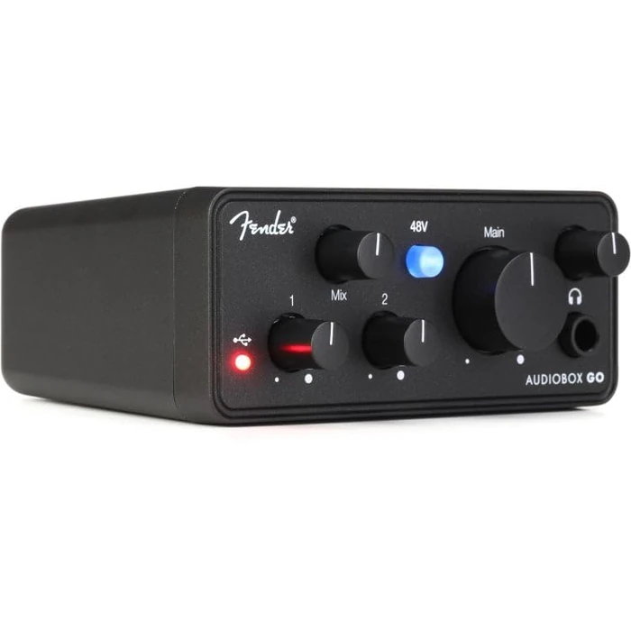 Fender AudioBox GO USB Audio Interface, for Guitarist, Vocalist, or Producer. Includes easy to use software, Fender Studio app, Amp and FX pack to create Studio Quality recordings. PC/Mac by Fender - Image 4