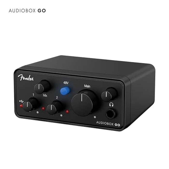 Fender AudioBox GO USB Audio Interface, for Guitarist, Vocalist, or Producer. Includes easy to use software, Fender Studio app, Amp and FX pack to create Studio Quality recordings. PC/Mac by Fender - Image 9