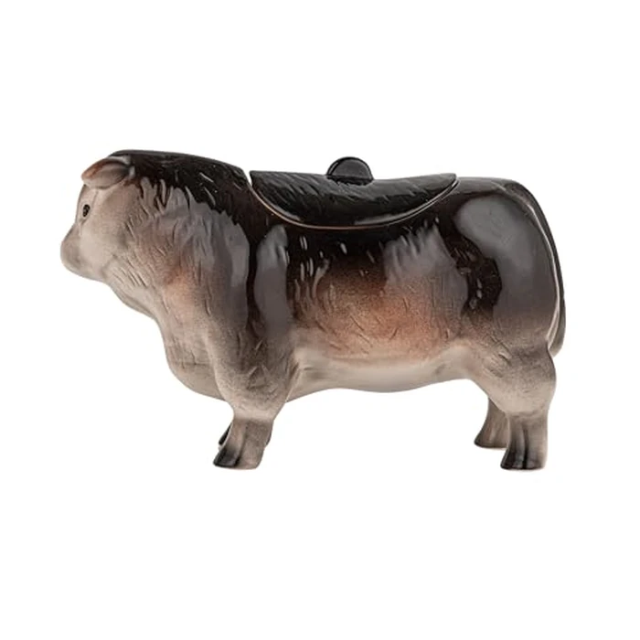 Vintage Ceramic Cow Shaped Cookie Jar by Creative Co-Op - Image 6