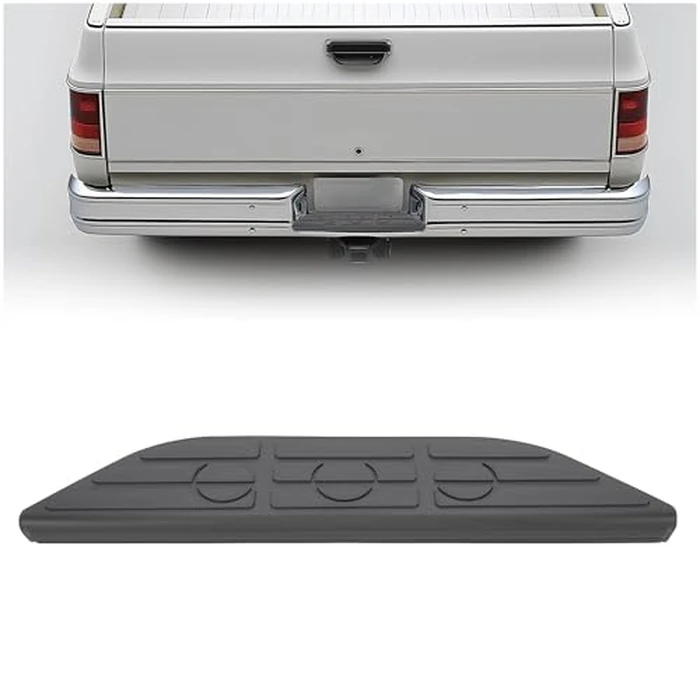 HECASA Rear Bumper Center Step Pad Compatible with 1988-2000 Chevy Chevrolet GMC C/K 1500 2500 3500 Suburban Tahoe Blazer Yukon Fleetside/Styleside Light Duty Black Replacement for GM1191104 15686281 by HECASA - Used - Very Good condition - US$18.32