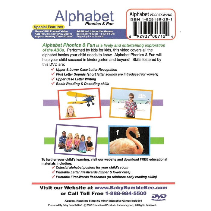 Alphabet Phonics & Fun by Baby Bumblebee - Image 2