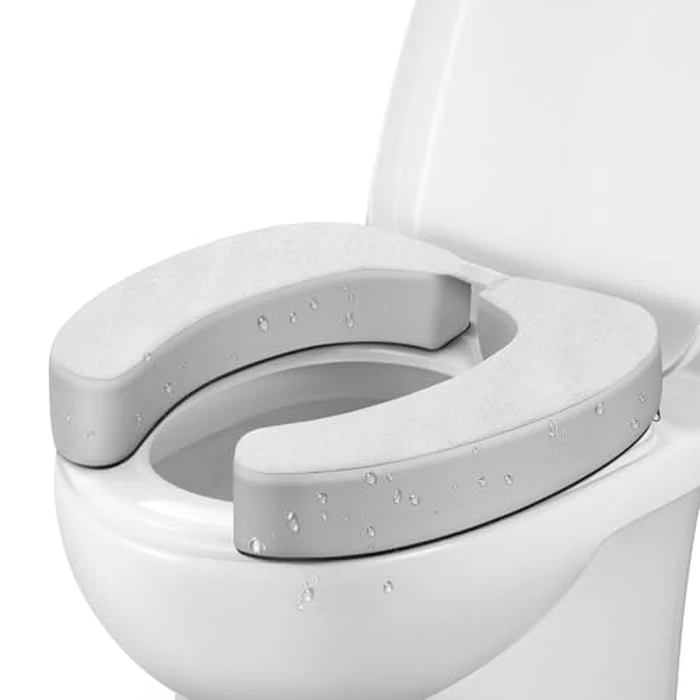 ONLYCARE Toilet Seat Risers for Seniors, 2 inches，Soft Toilet Seat Cushion with Velcro, Foam Toilet Seat Fit Round & Elongated, Suitable for Pregnant, Recovering from Surgery, Elder by ONLYCARE - Used - Very Good condition - US$21.62