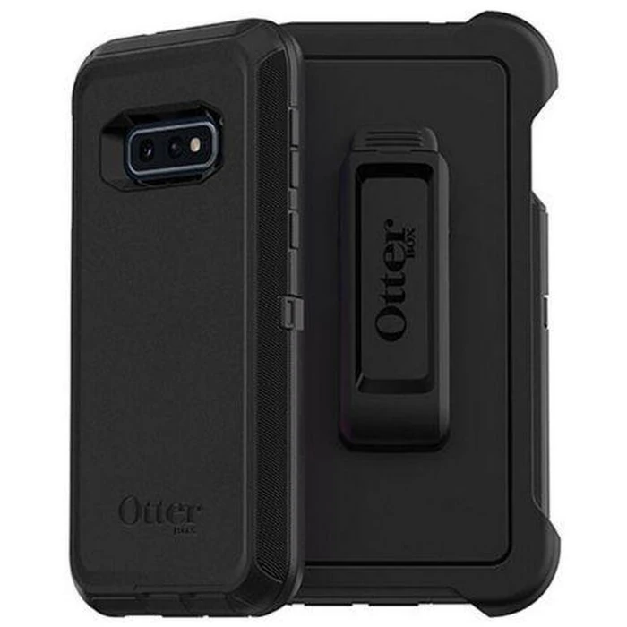 Otterbox Defender Series Phone Case + Holster for Galaxy S10e - Black by Otterbox - Image 1