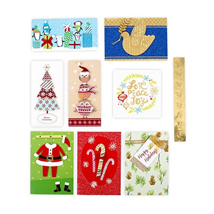 Hallmark Christmas Handmade Boxed Assorted Greeting Cards Set (Pack of 24) by Hallmark - Image 4