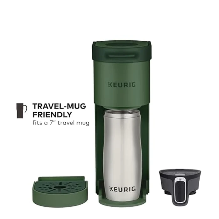 Keurig K-Mini Single Serve K-Cup Pod Coffee Maker, 6 to 12oz Brew size, with Cord Storage, Perfect for Small Spaces, Evergreen by Keurig - Image 6