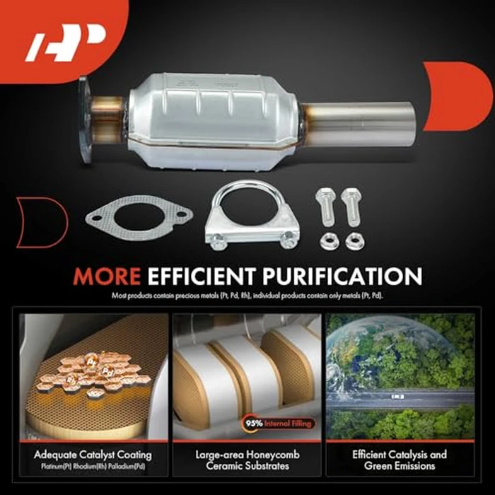 A-Premium Rear Catalytic Converter with Gasket Kit Direct-Fit Compatible with Mazda 5 2006-2010 2012-2015, 2.3L 2.5L, E.P.A. Compliant by A-Premium - Image 6