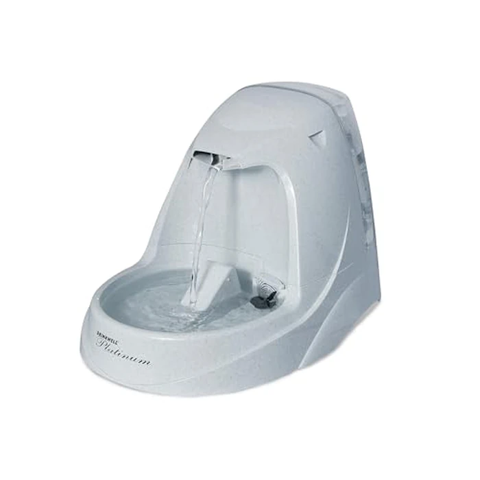 PetSafe Drinkwell Platinum Dog and Cat Water Fountain, Automatic Drinking Fountain for Pets, 168 Ounce,Grey by PetSafe - Used - Acceptable condition - US$38.92
