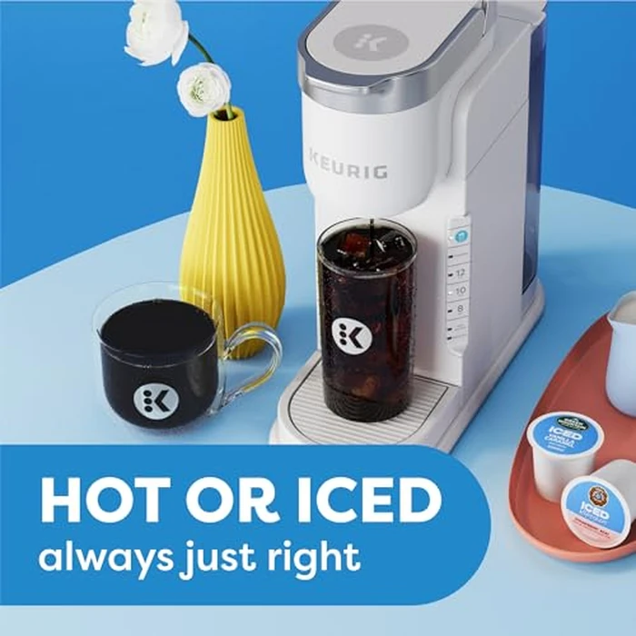 Keurig K-Iced Coffee Maker, Single Serve K-Cup Pod Iced Coffee Maker, With Hot and Cold Coffee Capabilities, Brews Any K-Cup Pod, Gray by Keurig - Image 2