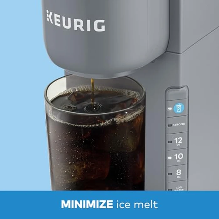 Keurig K-Iced Coffee Maker, Single Serve K-Cup Pod Iced Coffee Maker, With Hot and Cold Coffee Capabilities, Brews Any K-Cup Pod, Gray by Keurig - Image 4