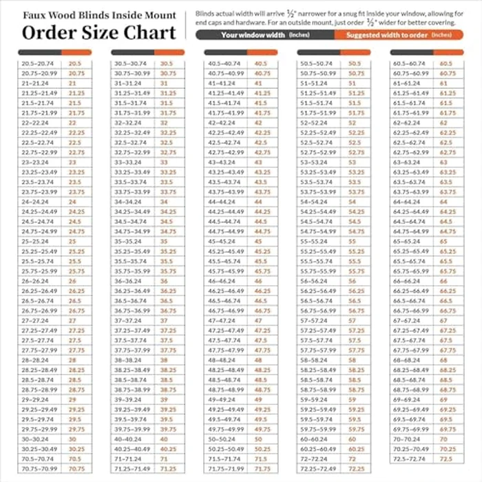 DEZ FURNISHINGS Cordless 2" Smooth Faux Wood Blind, 20" W x 48" H, Smooth White by DEZ Furnishings - Image 5