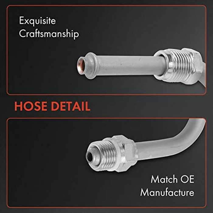 A-Premium Power Steering Hose Pressure Hose Line Assembly Compatible with Ford F-250 Super Duty, F-350 Super Duty, 2008-2010, with Hydraulic Brake Booster, Hydraulic Brake Booster to Gear by A-premium - Image 5
