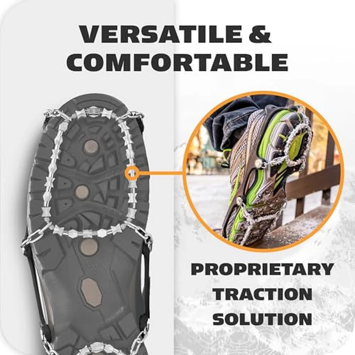 Yaktrax Diamond Grip All-Surface Traction Cleats for Walking on Ice and Snow (1 Pair), X-Large by YakTrax - Image 3
