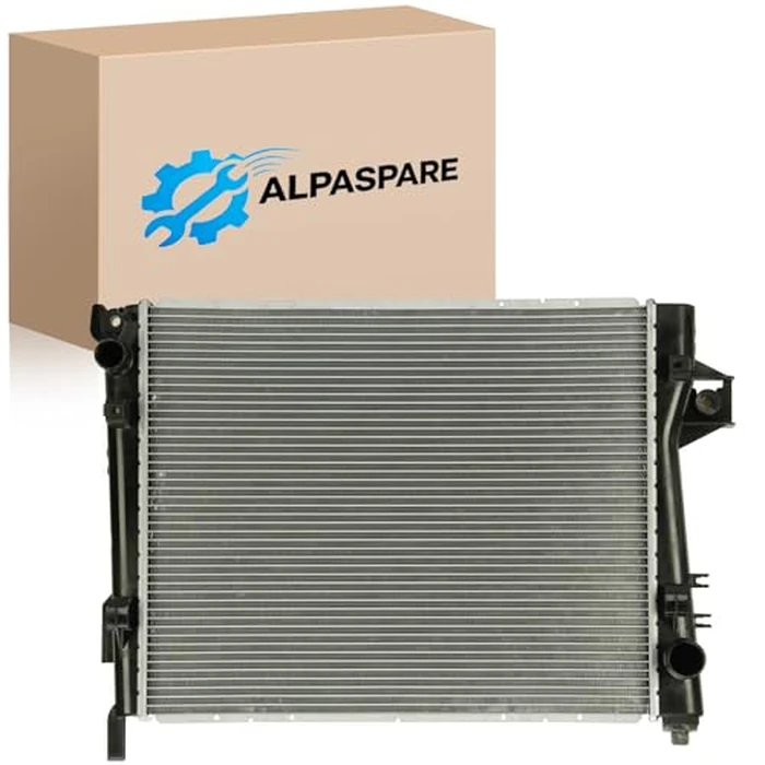 AlpaSpare 2479 Radiator for Dodge Ram 1500/Ram 2500 2002-2008; Ram 3500 2003; Ram 4000 2010; Ram 4000 2011-2013 OEM# 52030191AB;69017 | Direct OEM Fit Replacement Cooling Radiator, w/o TOC & EOC by Alpaspare - Image 1