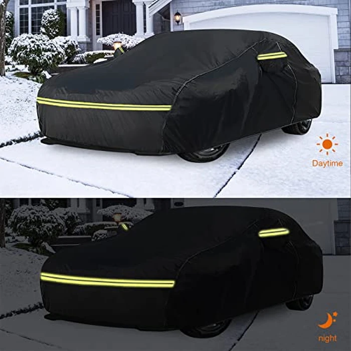 Waterproof Car Cover Replace for 2014-2022 Subaru WRX, 6 Layers All Weather Car Covers with Zipper Door for Snow Rain Dust Hail Protection (WRX) by sportuli - Image 5