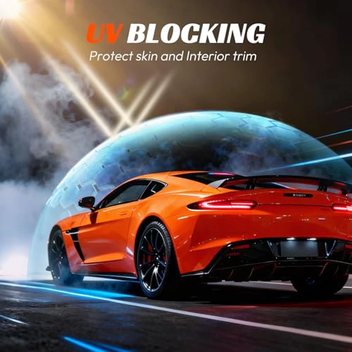 PAMAGOO Window Tint Car 5% VLT, 20" x20' Ceramic Window Roll for Privacy Sun & Glare Protection UV Heat Blocking, Scratch Resistant 5-Layer 2026 Upgrade by PAMAGOO - Image 2