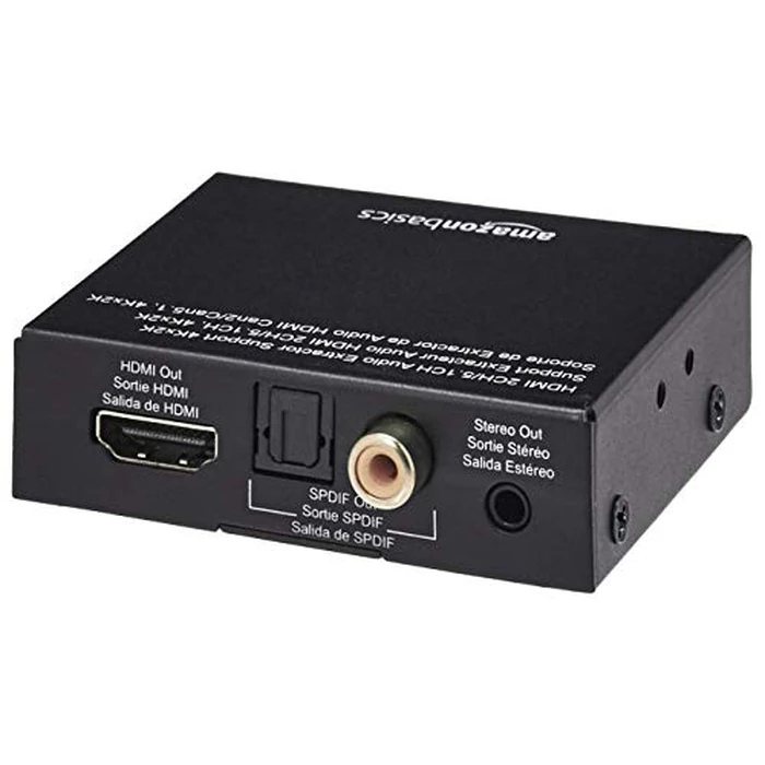 Amazon Basics 4K@30Hz HDMI to HDMI and Audio (RCA Stereo or Spdif) Extractor Converter, Black by Amazon Basics - Image 6