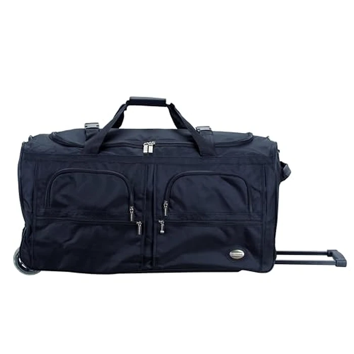 Rockland PRD330 Luggage Rolling Duffle Bag, Black, Medium, 30-Inch by Rockland - Used - Like New condition - CA$52.14