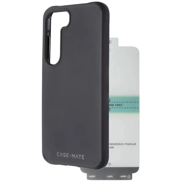 Case-Mate Protection Pack Phone Case & Screen Protector for Galaxy S23 - Black by Case-Mate - Refurbished - Brand New condition - US$8.28