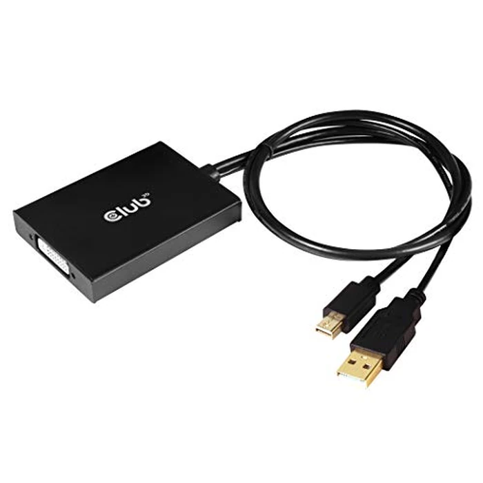 Club 3D CAC-1130 Mini DisplayPort to Dual Link DVI, HDCP ON Version Active Adapter (for Displays with HDCP Support) M/F by Club 3D - Image 2