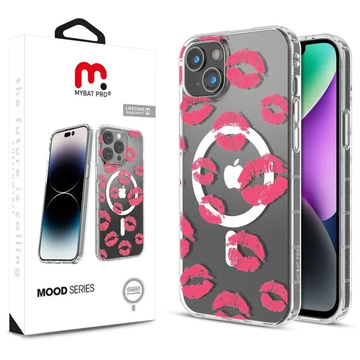 MyBat Pro Mood Series Phone Case with MagSafe for iPhone 15 Plus - Kisses - Brand New by MyBat Pro - Refurbished - Brand New condition - US$13.43
