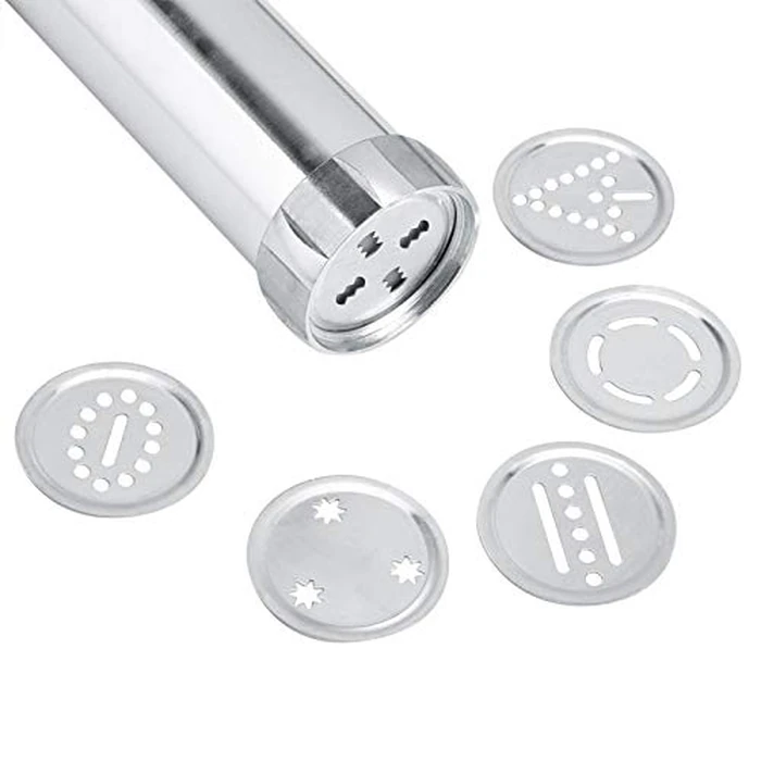 Cookies Press Kit, Cookies Machine, Cookie Mold, Cookie Press Maker Kit, Stainless Steel Cookie Press Kit Cookie Biscuit Machine Making Cake Decorating Tools Kitchen by Kuuleyn - Image 7