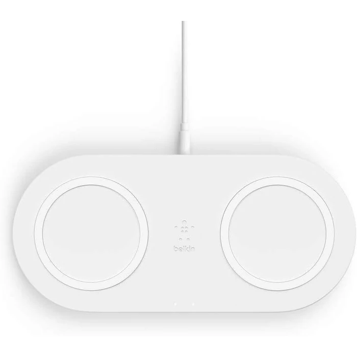 Belkin BoostCharge 10W Fast Dual Wireless Charging Pad - White by Belkin - Image 1