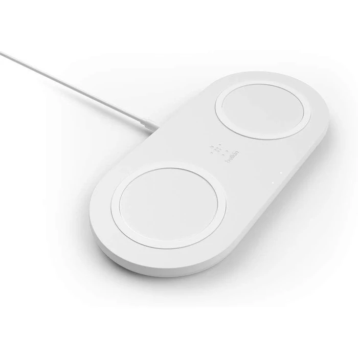 Belkin BoostCharge 10W Fast Dual Wireless Charging Pad - White by Belkin - Image 2