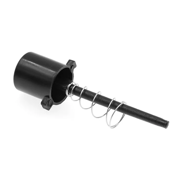 Prime-Line K 50827 Storm and Screen Door Push Button Handle Set with Interior Latch 1-1/2 in. Hole Center, Strike and Screws, Brown (Single Pack) by PRIME-LINE - Image 6