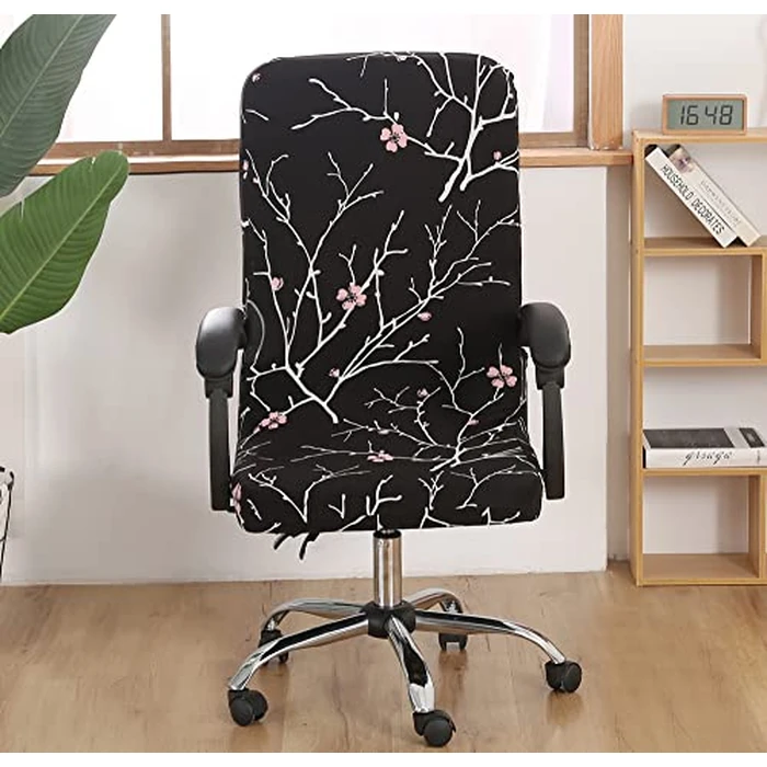 XNN Computer Office Chair Cover - Protective Stretchable Chair Covers Stretch Chair Slipcover(G) by XNN - Image 4