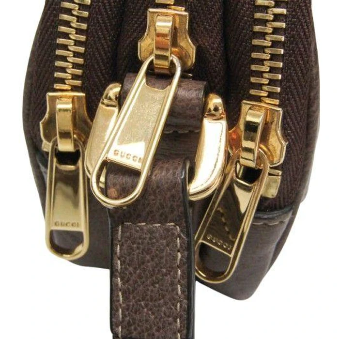 Gucci Ophidia Leather GG Supreme Shoulder Bag - Leather - Beige/Brown by Gucci - Image 5