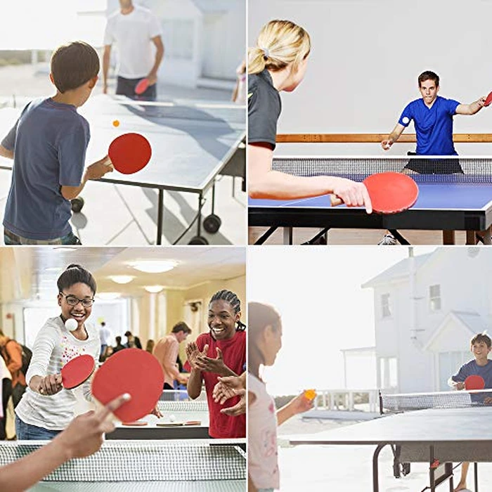 FBSPORT Ping Pong Paddle Set, Portable Table Tennis Set with Retractable Net,Rackets,Balls and Carry Bag for Indoor/Outdoor Games by FBSPORT - Image 7
