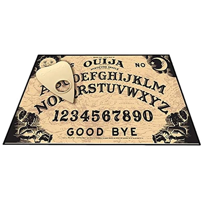 Classic Ouija with 1990s Artwork by Winning Moves Games, Sturdy Wood Premium Talking Spirit Board, for 2 or More Players, Ages 8 and Up by Winning Moves - Image 2