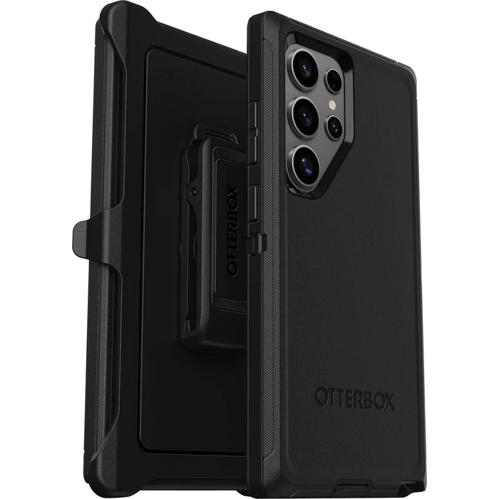 OtterBox Defender Series Phone Case + Holster for Galaxy S24 Ultra - Black by OtterBox - Image 1