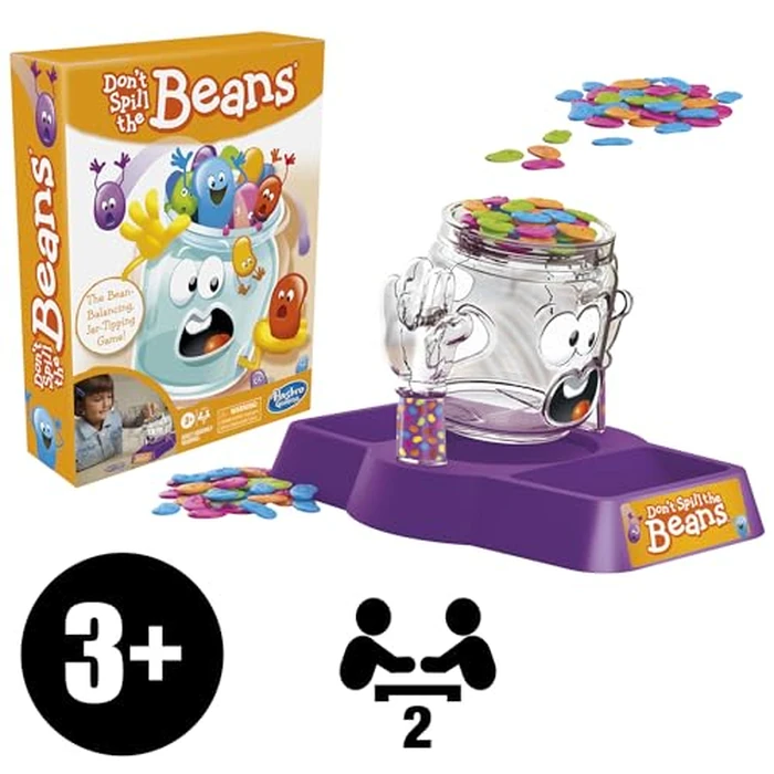 Hasbro Gaming Don't Spill The Beans Game for Kids, Easy and Fun Balancing Game for Children Ages 3 and Up, Easter Gifts for Boys and Girls, Preschool Games for 2 Players, Kids Board Games by Hasbro Gaming - Image 7