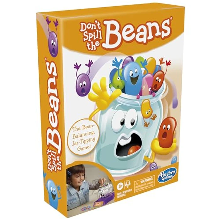 Hasbro Gaming Don't Spill The Beans Game for Kids, Easy and Fun Balancing Game for Children Ages 3 and Up, Easter Gifts for Boys and Girls, Preschool Games for 2 Players, Kids Board Games by Hasbro Gaming - Image 8