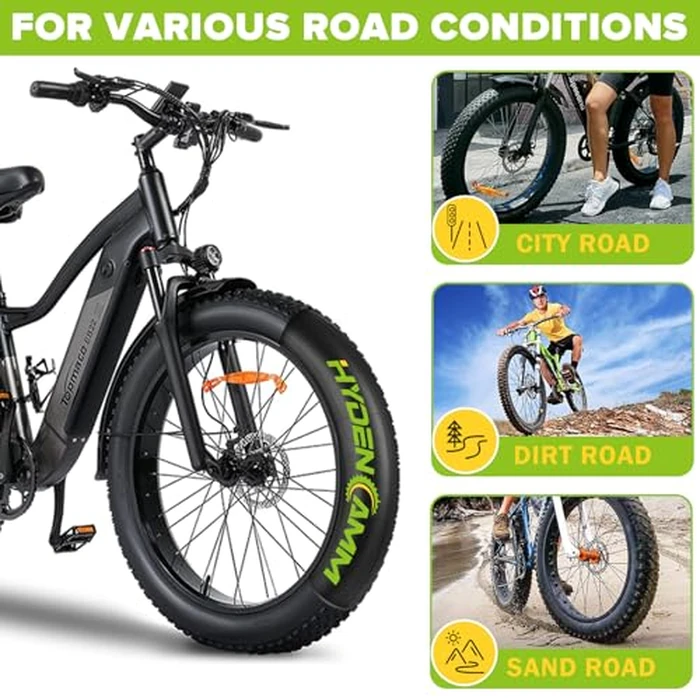 2 Pack 20x4.0 Fat Tire Tube, 20x3.5/4.0 E-Bike Bicycle Fat Tire Tubes AV Schrader Valve with 2 Tire Levers, 20x4 Bike Tube for 20 Inch Ebike Electric Bicycle Road Mountain by Hydencamm - Image 7