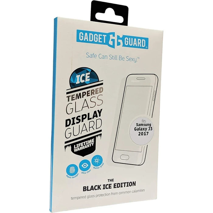 Gadget Guard Black Ice Edition Tempered Glass Screen Protector for Samsung Galaxy J3 (2017) - Clear by Gadget Guard - Refurbished - Brand New condition - US$20.98
