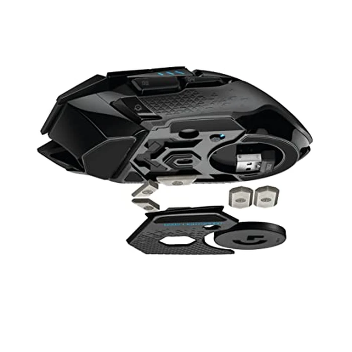 Logitech G502 X Lightspeed Wireless Gaming Mouse: Optical Switches, 13 Buttons, <140 hrs Battery Life & USB-C, Infinite Scroll Toggle, PowerPlay Wireless Charging Capable, for PC/MacOS - Black by Logitech G - Image 9