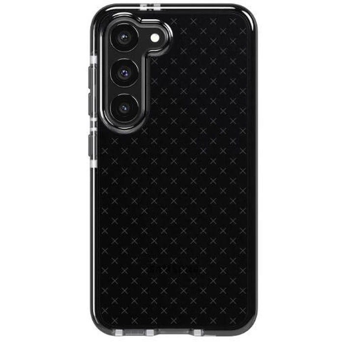 Tech21 Evo Check Phone Case for Galaxy S23 - Smokey Black by Tech21 - Refurbished - Excellent condition