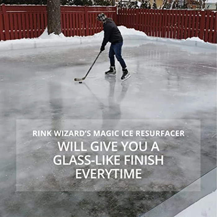 Rink Wizard's Magic Ice Resurfacer with Hose Handle, Backyard Ice Rink Flooder, Resurface Ice for Skating & Hockey - Directly Attach to Garden Hose, 24 Inches Wide by Rink Wizard - Image 4
