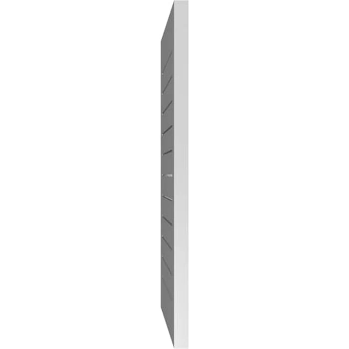 18"W x 36"H Rectangle Surface Mount PVC Gable Vent: Functional, w/ 2"W x 1-1/2"P Brickmould Frame by Ekena Millwork - Image 3