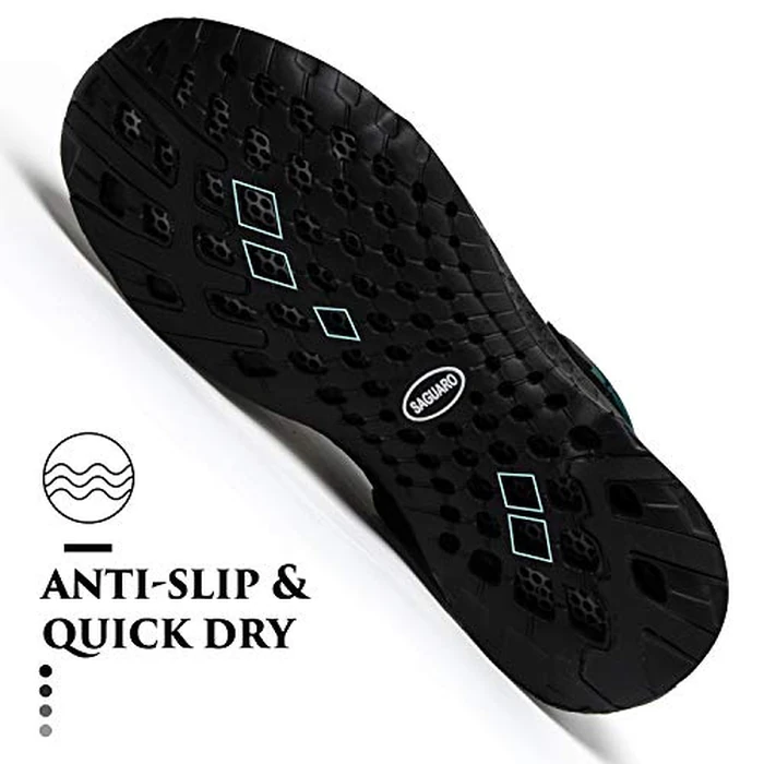 SAGUARO Men's Women's Quick Dry Garden Shoes Lightweight Breathable Gardening Clog Water Shoes Mesh Sandals for Sports Outdoor Beach Pool Exercise Pine Green 16 Women/14 Men by SAGUARO - Image 6