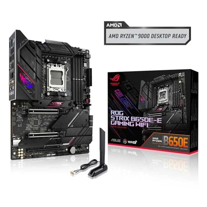 ASUS ROG Strix B650E-E Gaming WiFi AMD B650 AM5 Ryzen(TM) Desktop 9000 8000 & 7000 ATX Motherboard, 16+2 Power Stages, DDR5, 3X M.2 Slot, PCIe(R) 5.0, WiFi 6E, 2.5G LAN, USB 3.2 Gen 2x2 Type-C(R), Aura Sync by ASUS - Image 7