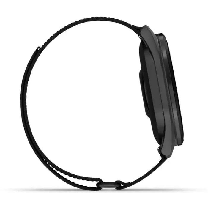 Garmin Approach S50 Advanced GPS Golf Smartwatch - 4GB - 30.4mm - Slate Aluminum Case with Black Nylon ComfortFit Nylon Band by Garmin - Image 5